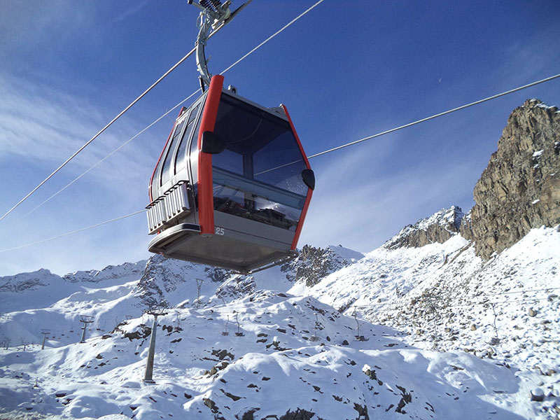 Zima w Alpach i Pirenejach